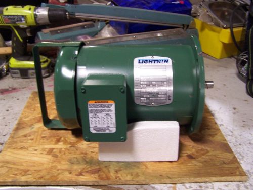 NEW LIGHTNIN 3/4 HP MIXER MOTOR 208-230/460 VAC 1725 RPM 56YZ FRAME 3 PHASE