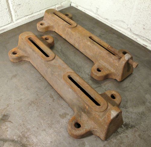 Two industrial motor mounts machine motor bracket mounts for sale