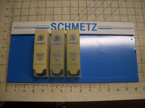 Vintage Schmetz Needle Case Wall Display Industrial Fixture Show Prop Wall Decor