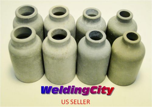 8 silicon nitride cups 54n14 54n15 54n16 54n17 for tig welding torch 17, 18 &amp; 26 for sale