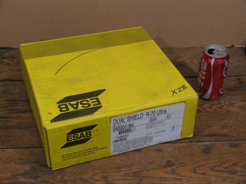 33lb ESAB Dual-Shield R-70 Ultra ( 0.035&#034;  Welding Wire)-on a 12&#034;dia. roll