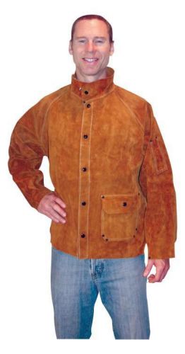 Tillman large 3826 26&#034; premium dark brown leather welding jacket for sale