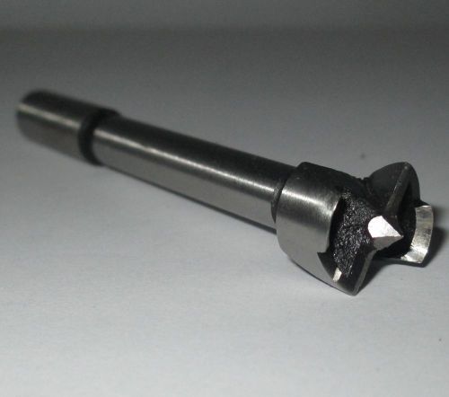 5/8&#034; FORSTNER BIT; PRECISION SHARPENED HIGH CARBON STEEL 3/8&#034; SHANK; COUNTERSINK