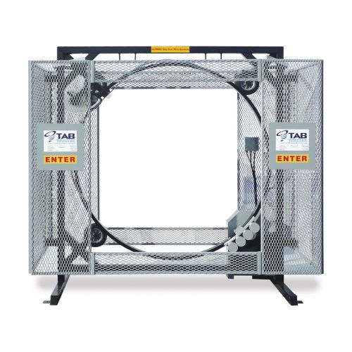 Pallet stretch wrap machine, 60&#034; x 60&#034; pallets, new orbital design. for sale