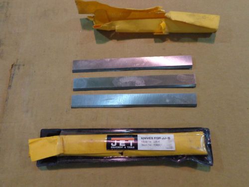 JET JJ6-K KNIVES, 2 SETS, FOR JJ-6 , NEW, 6 KNIVES TOTAL, 6X5/8X1/8 ,