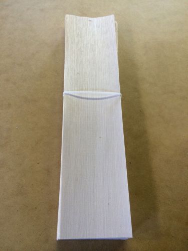 Wood Veneer Tabu 4x20 22pcs total Raw Veneer  &#034;EXOTIC&#034; TAB2 11-18