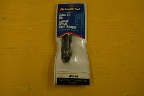 New amana tool  panel pilot 3/8&#034; diam 3/8&#034; shank router bit (45516) for sale