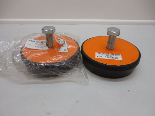 2000LB NEOPRENE MACHINE LEVEL MOUNT MLS-2000 5/8&#034;-11 QTY- 2 NOS MACHINE PARTS