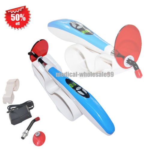 2015 Big Sale Dental 7W Wireless LED Curing Light Lamp 1400mw Beauty Blue CE NEW