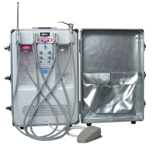 Portable dental unit bd-406a with air compressor suction system 3 way syringe ce for sale