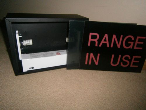 ALKCO RANGE IN USE LIGHTED SIGN EG12FL2 / 277V NEW