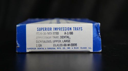 Superior Upper Large Impression Tray Dental Dentulous