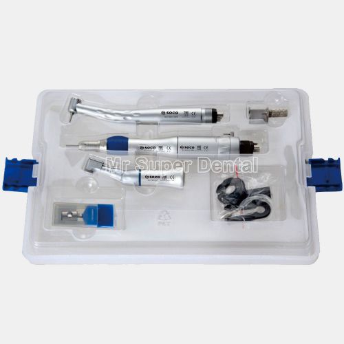 Dental 1x Low Speed Handpiece Set &amp; 1pcs High Speed Handpieces 4H Air motor