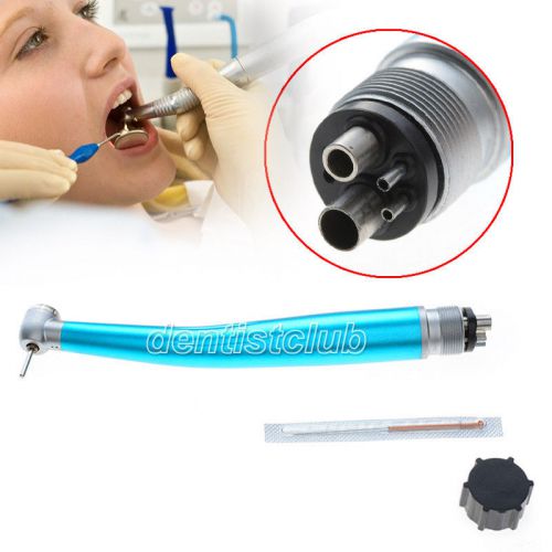 4 hole new dental lady push button high speed handpiece standard head light blue for sale