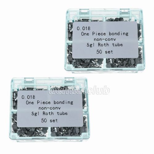 2 pks dental ortho buccal tube 1st molar bondable tube non-convertible roth 018 for sale