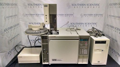 Hp 5890 series ii gc with 7673 autosampler and computer/software for sale