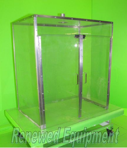 Custom Plastic Bench Top Safety Cabinet Hood L 36.25&#034; x W 23.25&#034; x H 39&#034; #13