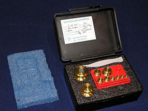 Troemner calibration weight set, 200g to 1g for sale