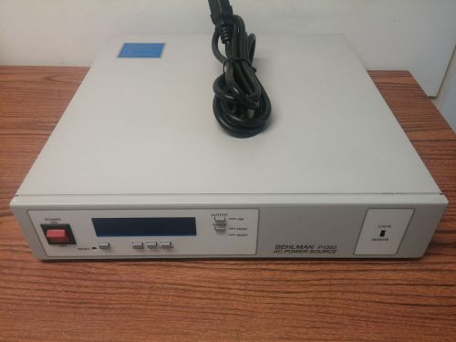 Behlman P1352-E AC Power Supply 0-270VAC 1350W to 1000Hz