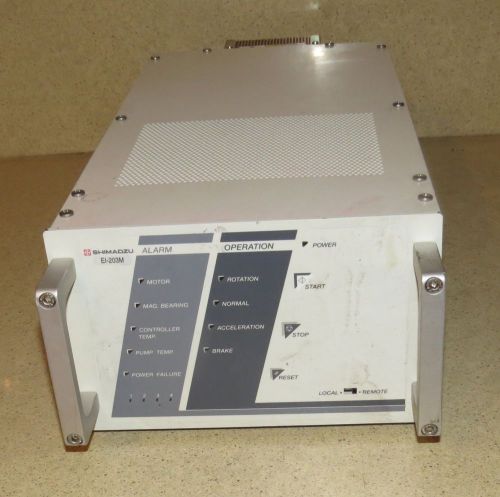 SHIMADZU EI-203M Turbo Molecular Pump Power Unit Controller