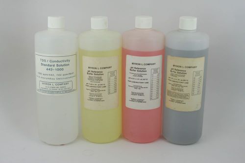 Ph buffer solution, 7.0, 4.0 10  calibration solution, myron l company for sale