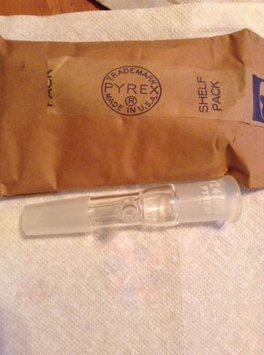 Pyrex 24/40 Vacuum Take off Adapter Straight Distilling Tube Lab Glass