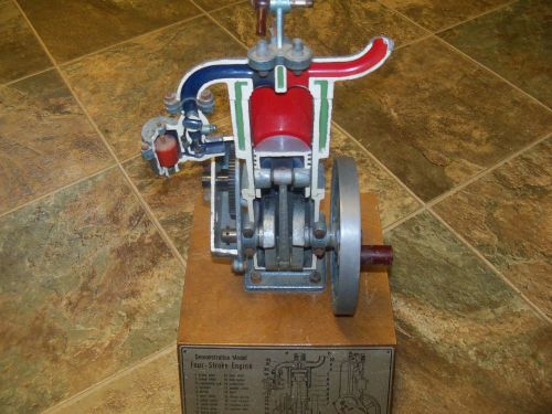 vintage Demonstration Four Stroke Diesel Engine 4-Stroke Demo