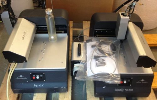 Lot of 2 Labcyte Deerac Allegro Fluidics Equator NS 808 Pipetting Machine