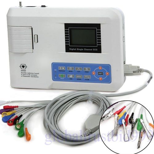 Vet Veterinary one channel 12 LEAD ECG EKG Electrocardiograph veterinary