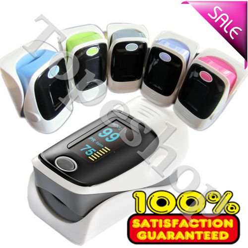 Accurate Home Fingertip Pulse Oximeter, Blood Oxygen,PR,SPO2 monitor+Alarm set