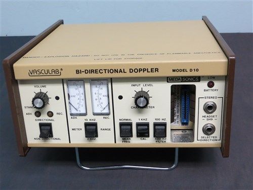 MedaSonics Vasculab D-10 Bi-Directional Doppler