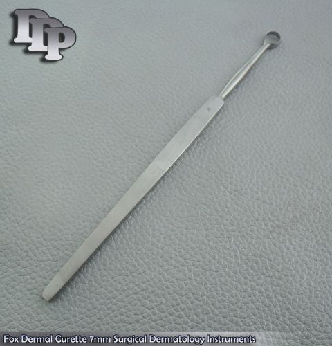 Fox Dermal Curette 7mm Surgical Dermatology Surgical DDP Instruments