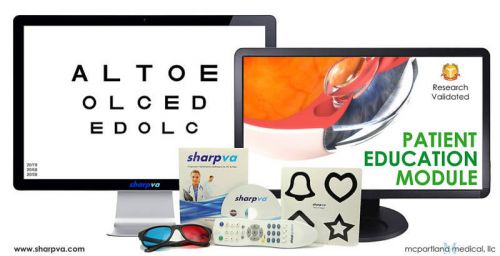 Visual Acuity Software w/Remote Optometry Ophthalmology