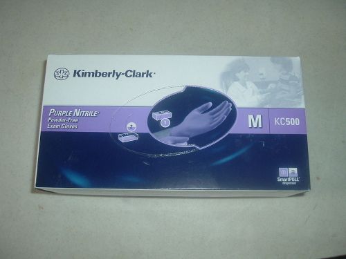 KIMBERLY-CLARK PURPLE NITRILE POWDER-FREE EXAM GLOVES/SZ M-KC500