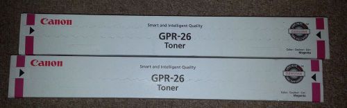 Genuine Canon GPR-26 Toner Cartridges Magenta (2)