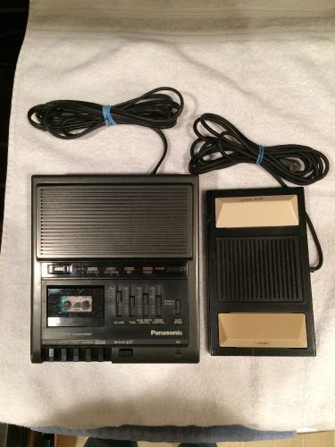 Panasonic RR-930 Microcassette Transcriber Dictation Recorder w Foot Pedal