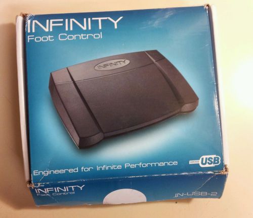 Infinity foot control in usb 2 transcription pedal