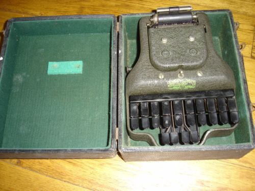 ANTIQUE/VINTAGE STENOTYPE STENOGRAPH COURT REPORT MASTER MODEL 4