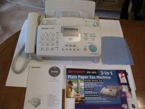 Used Sharp UX-305 Plain Paper Fax Machine