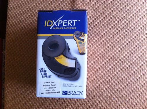 Brady IDEXPERT Labeling Cartridge XC-1500-580-GN-WT