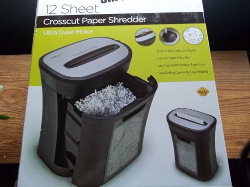 Royal HG12X 12 sheet Paper Shredder