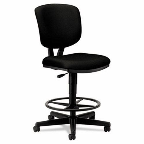 Hon Volt Series Adjustable Task Stool, Black Fabric (HON5705GA10T)