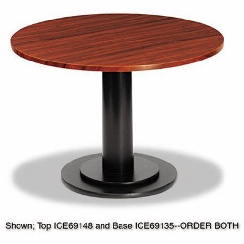 Iceberg single column base for table tops, 23-1/2w x 29h, black (ice69135) for sale