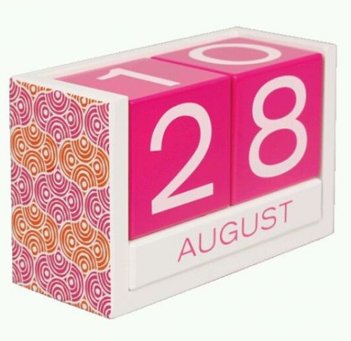 JONATHAN ADLER Stepped Diamond Block Calendar