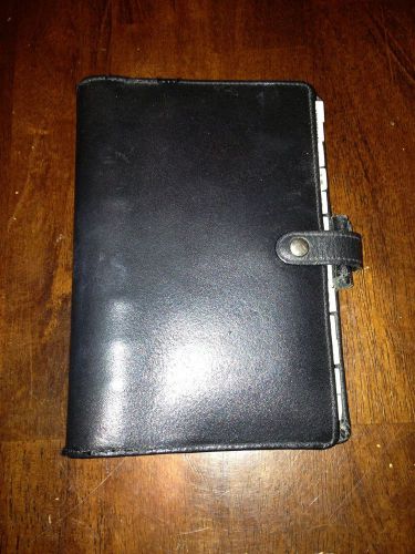 Filofax Black Leather