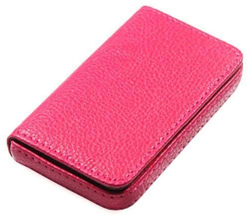 Leatherette Business Name Credit Card Holder Wallet Case B37H