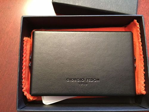 Giorgio Fedon 1919 Business Card Holder - Black