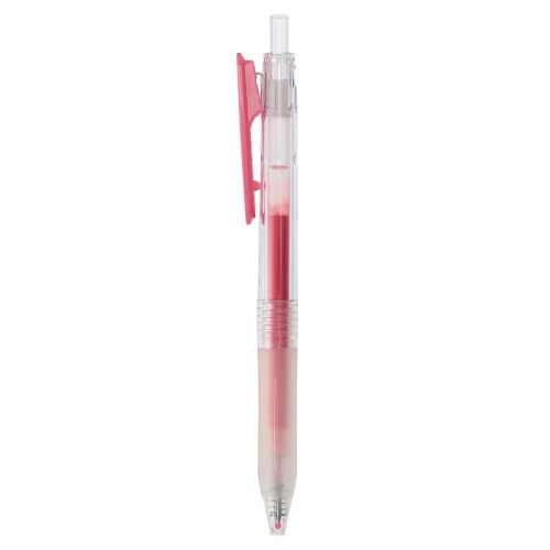 MUJI Moma Gel ballpoint pen knock type 0.5mm Pink from Japan New