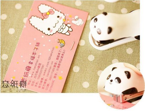 Panda-Office-Home-Mini-Stapler-Staples-Set-Paper-Document-Bookbinding-Machine