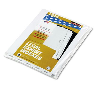 80000 Series Bottom Tab Legal Index Dividers, &#034;Exhibit 1&#034; - &#034;Exhibit 25&#034; 81178